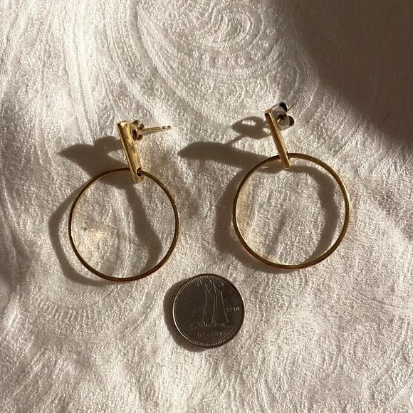 Gold earrings - Picture 3 of 3